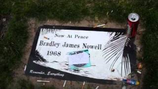 visiting Bradley Nowell's memorial site
