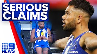 North Melbourne addresses fresh allegations against midfielder Tarryn Thomas | 9 News Australia