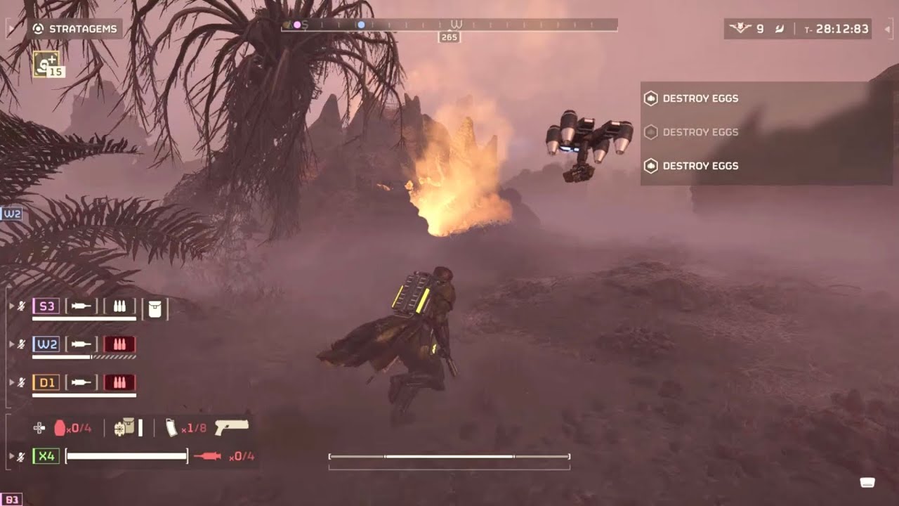 Helldivers 2 | Level 9 Difficulty (Helldive) | No Commentary - YouTube