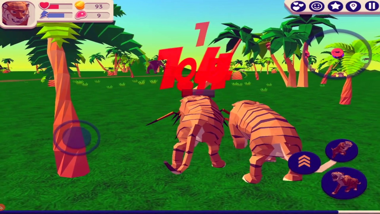 Tiger VS Villagers, Bear, Cougar, Tiger Simulator 3D Part 2 - YouTube