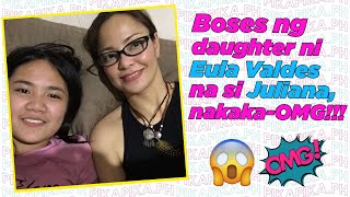 Boses Ng Daughter Ni Eula Valdes, Nakaka-Omg