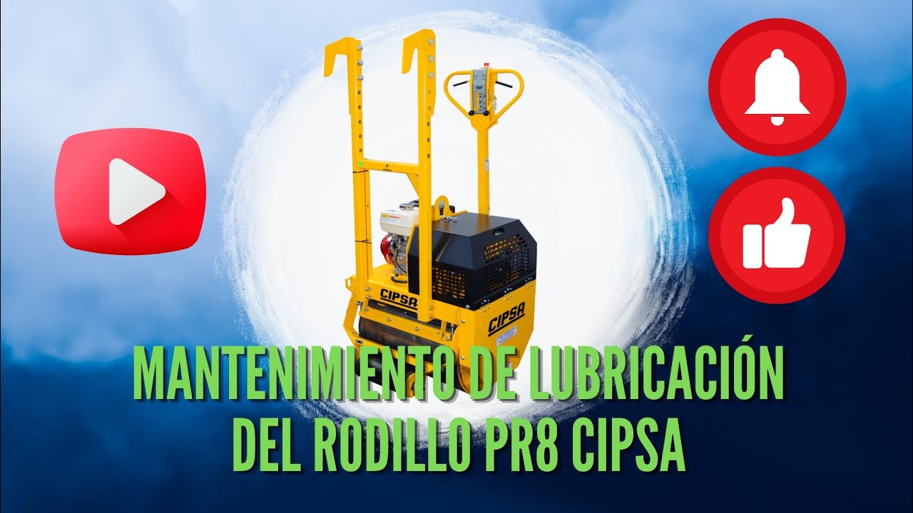Pr8 Mantenimiento de lubricación del Rodillo PR8 CIPSA - YouTube
