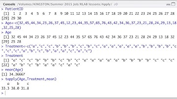The apply Family of Functions in R Part 3: tapply()