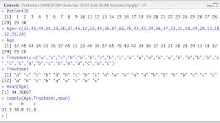 The apply Family of Functions in R Part 3: tapply()