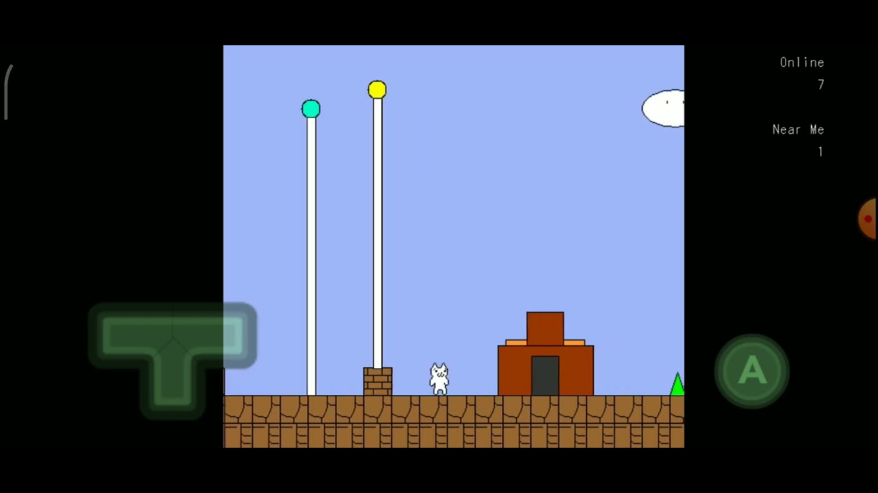 jugando cat mario con mi hermano (syobon action online) YouTube