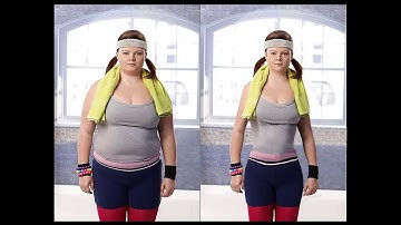 How to transform a body shape, from fat to fit using Photoshop (liquify)