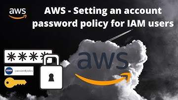 AWS - Setting an account password policy for IAM users
