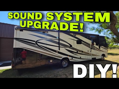 BIG DIY UPGRADE! Your Motorhome RVs Sound System!