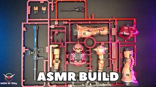 3 Times More Difficult RG MS-06S Zaku II | Satisfying beat building | ASMR Build
