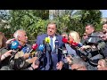 Obraćanje Milorada Dodika nakon izjašnjenja o krivici u Sudu BiH