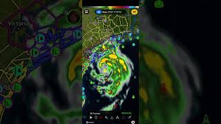 11 pm Satellite and Radar Loop of Hurricane Beryl