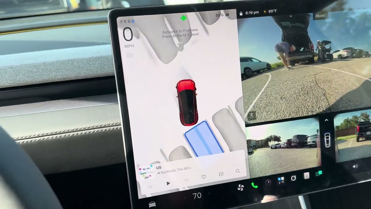 Tesla Model Y Self-Parking Feature