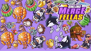 BRAINROT: MERGE FELLAS Compilation #2 | Suika Game Gameplay Walkthrough - Reaching Max Level!