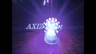 ＬＥＤファイアーボールエフェクトＸ（５）【演出照明】ミラーボールのような光りの演出！発光型ミラーボールのように１台で演出可能！エフェクトライト！AXIZ Light