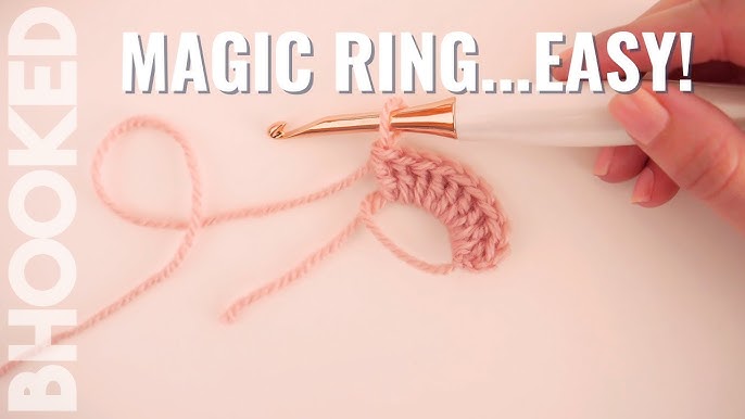 How to Crochet a Magic Ring (or Adjustable Ring) - Naztazia ®