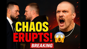 🔥 CHAOS ERUPTS! Usyk CRASHES Joseph Parker vs Fabio Wardley Press Conference 😱