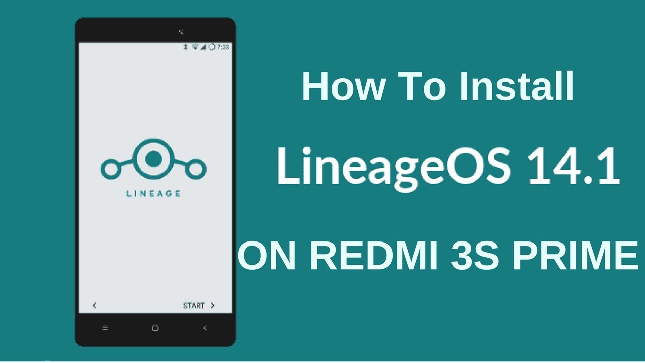 How To Install Official Lineage Os 14.1 Android 7.1.2 On Redmi 3S/Prime ...