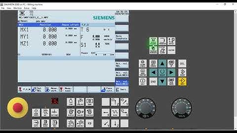 SINUMERIK 808D (Mill) - 1.  Setting Awal