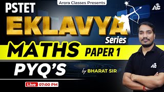 EKLAVYA Series | Pstet 2023 Paper 1 Discussion | by Bharat Sir | Day-4 | Live 7:00 Pm