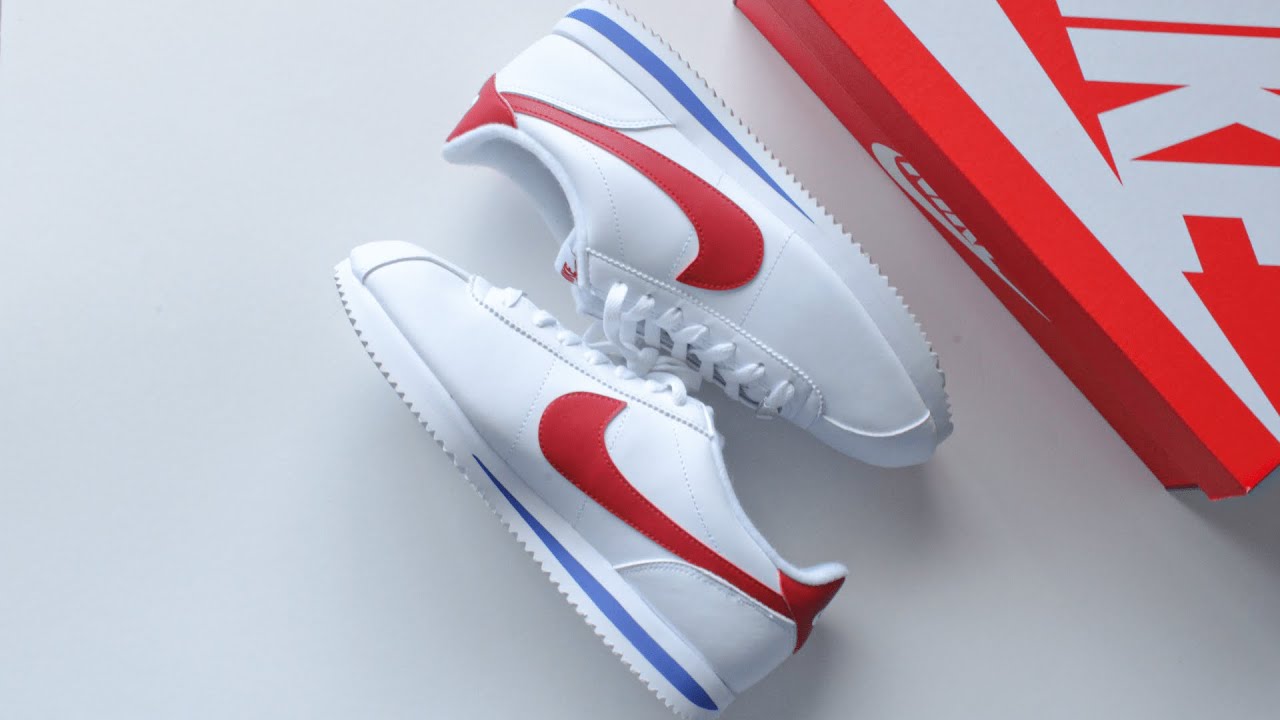 Nike Cortez Basic Leather OG On-feet + Unboxing - YouTube