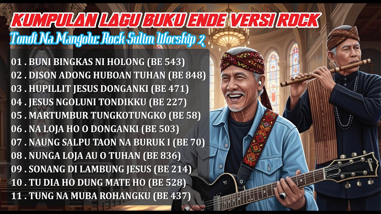 BATAK WORSHIP ROCK 2: Perpaduan Gitar Distorsi & Sulim Batak | TOBA VIBES  AI Special