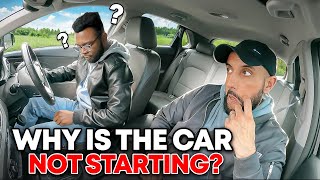 Learner Spends 2 Minutes Trying to Start a Car Which is Already On