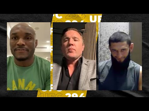 Kamaru Usman & Khamzat Chimaev interviewed by Chael Sonnen ahead of UFC 294 | ESPN MMA