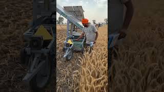 सोलर गेहूं काटने वाला मशीन#trending #ai #viral #shots #video #farming