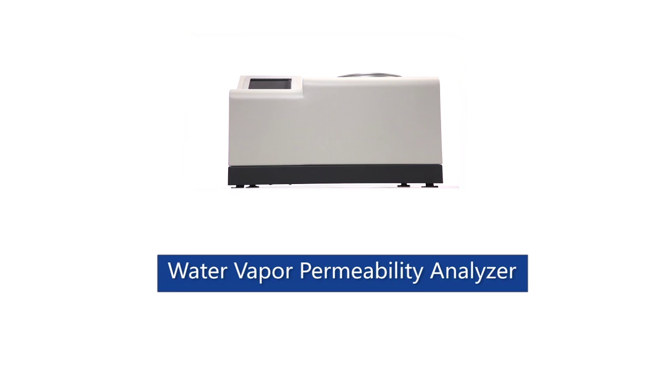 water vapor permeability analyzer(ASTM E96, ISO2528) - YouTube