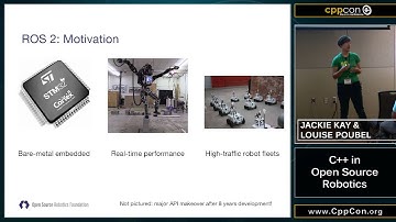CppCon 2015: Jackie Kay & Louise Poubel “C++ in Open Source Robotics"