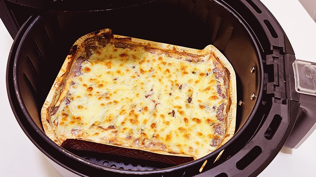 COMO FAZER LASANHA CONGELADA NA AIRFRYER FÁCIL E RÁPIDO