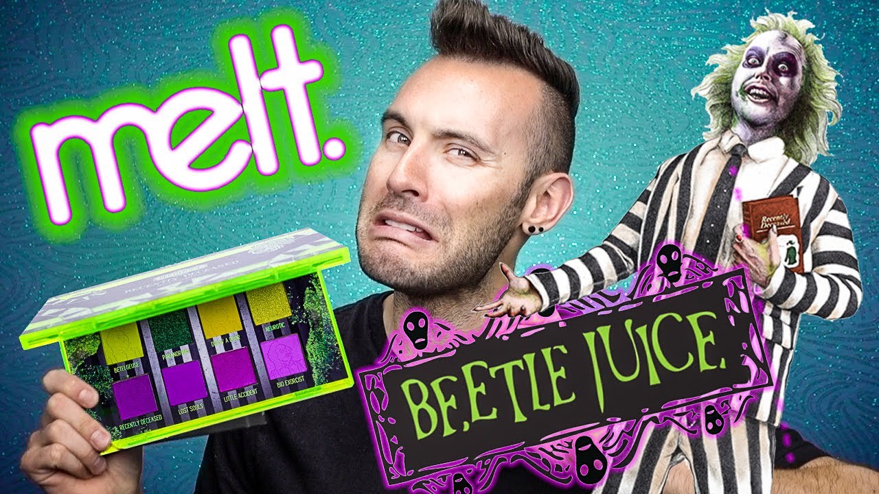 NO BULLSH*T Melt BEETLEJUICE Palette Review! | Recently Deceased