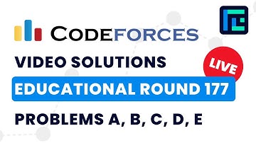 Educational Codeforces Round 177 | Video Solutions - A to E | by Abhinav Kumar | TLE Eliminators