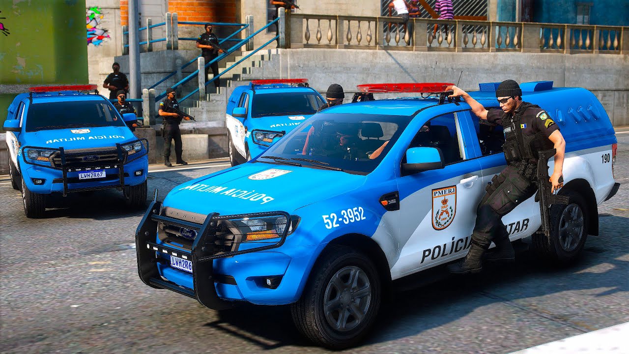 TRAFICANTE É MORTO EM CONFRONTO COM PMs PMERJ | GTA 5 POLICIAL