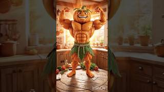🎃💪Pumpkin Bodybuilder 😂🔥 | Viral AI Shorts #shorts