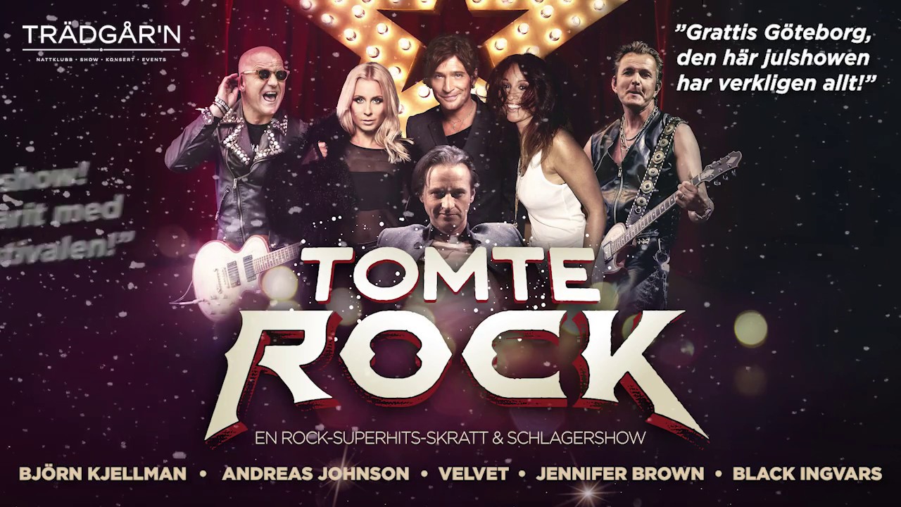 TomteRock - julshow och julbord på Trädgår'n 2018