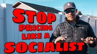 contractors, stop pricing by the foot!!! how to price your jobs.