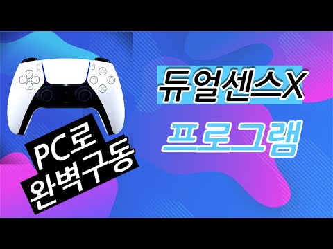   듀얼센스 PC 구동 프로그램 듀얼센스X