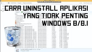 Cara Uninstall Software Yang Tidak Penting Di Windows 8/8.1 || TeknikDasarComputer screenshot 3