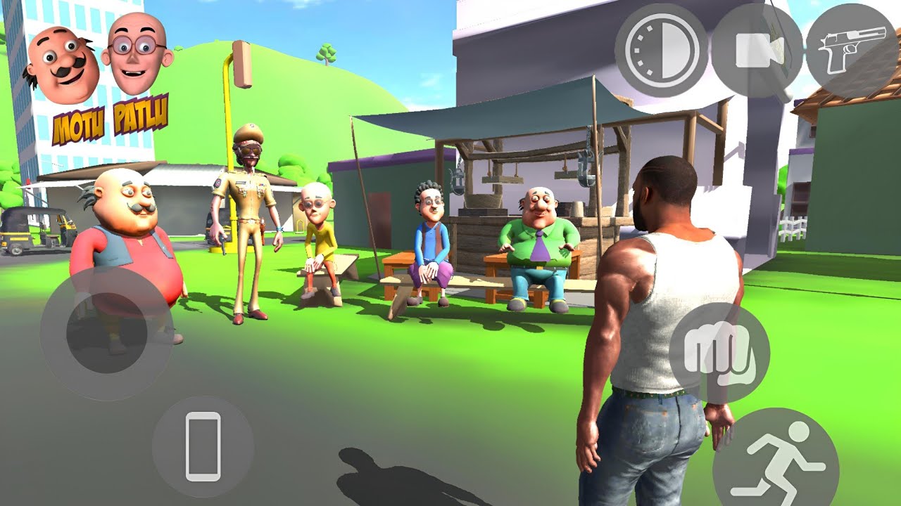 Franklin Teleports to Motu Patlu City in Indian Bikes Driving 3D