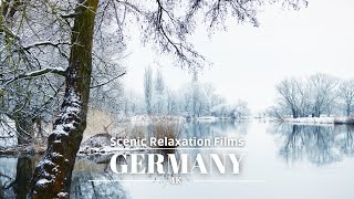 Winter in Germany 4K – Snowfall Serenity with Soft Piano screenshot 5