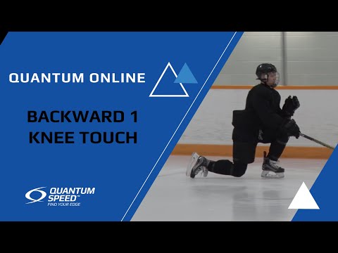 Backward 1 Knee Touch | Foundational Skating Skills for Hockey and Ringette | Quantum Speed