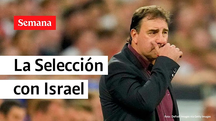 Néstor Lorenzo y un conmovedor mensaje a los colombianos en Israel | Semana Noticias