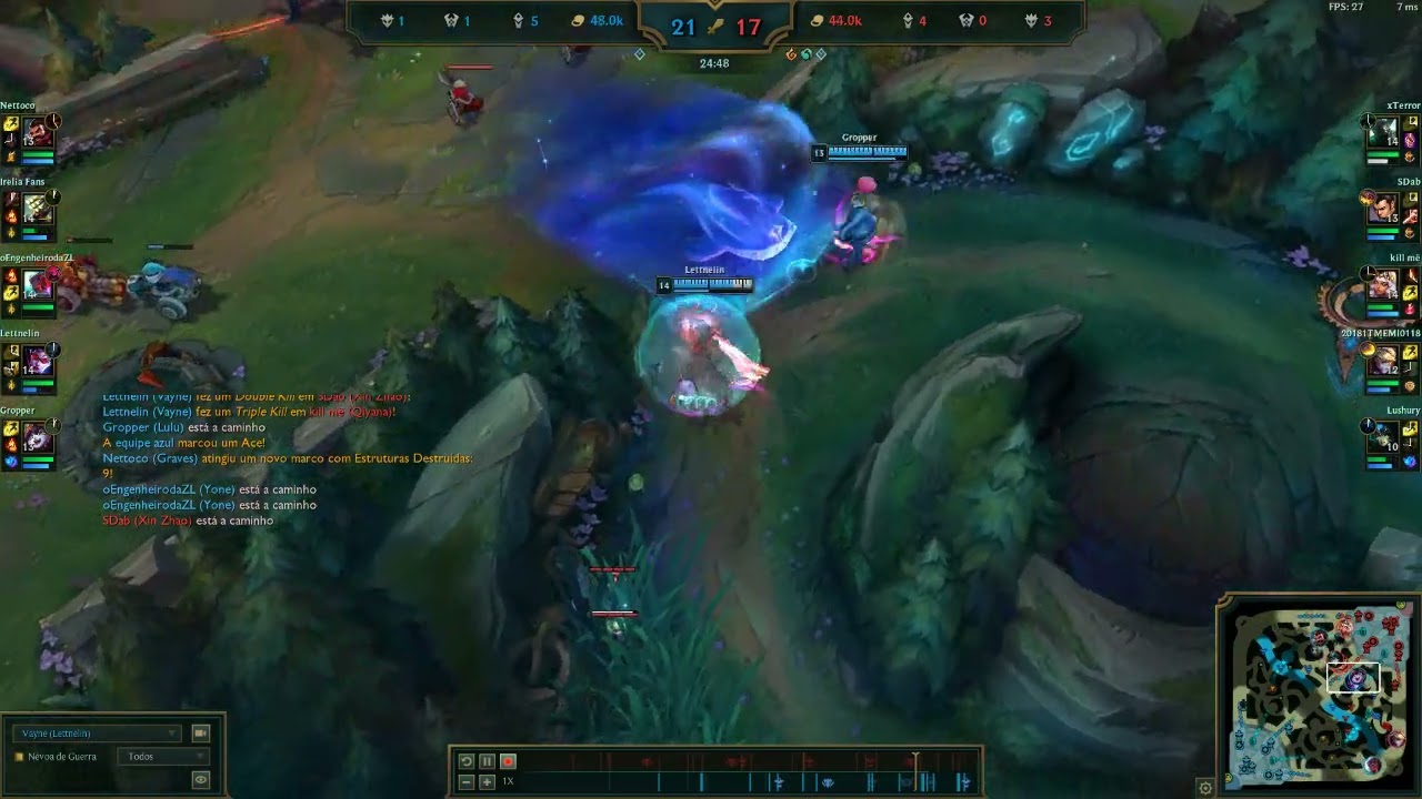 Vayne script sim ou claro?