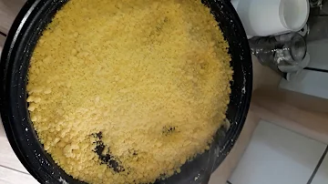 Dá para fazer farinha de milho com fubá?