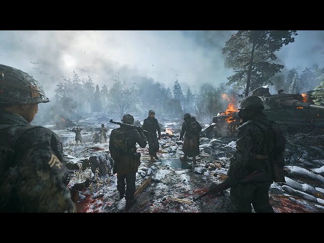 Call Of Duty WW2 Normandy D-DAY 4K-8K HDR Realistic Ultra Graphics