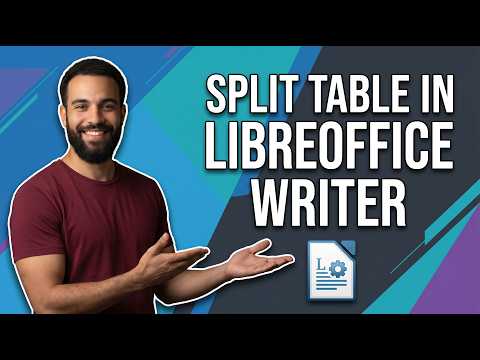 How To Split Table In LibreOffice Writer Quick Easy Guide