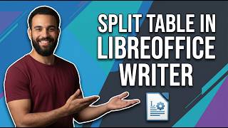 How To Split Table In LibreOffice Writer Quick Easy Guide