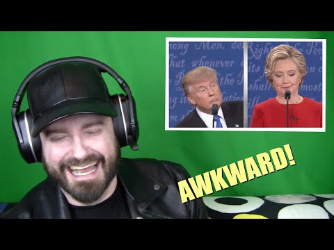 Freaky Guy Reacts to Debate Night! A bad Lip Reading of the First Presidential Debate of 2016