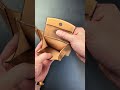 Button Tufted Stamp Leather Wallet